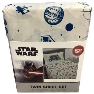 Star Wars Twin Sheet Set Super Soft 1 Flat Sheet 1 Fitted Sheet 1 Pillowcase